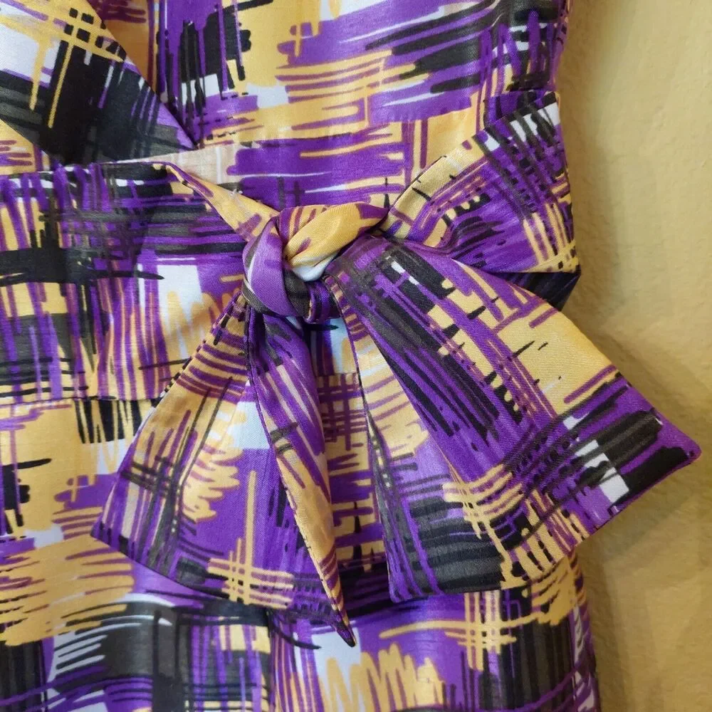 Alex Marie Bora Bora V Neck Bow Front Sheath Dress Women Size 10  MSRP $129 - Picture 4 of 6